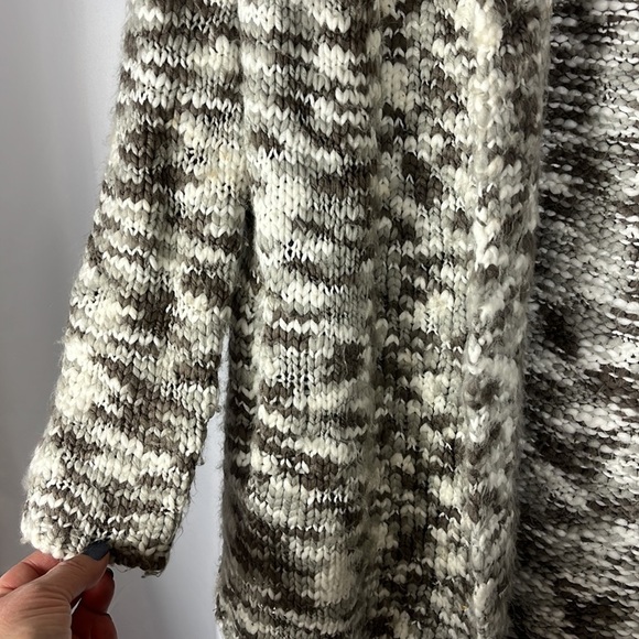 Cynthia Rowley open face chunky cozy knit cardigan w/pockets - Picture 6 of 9